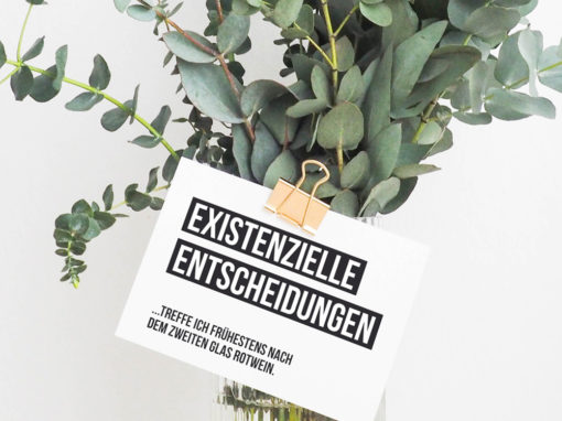 Typo Postkarte