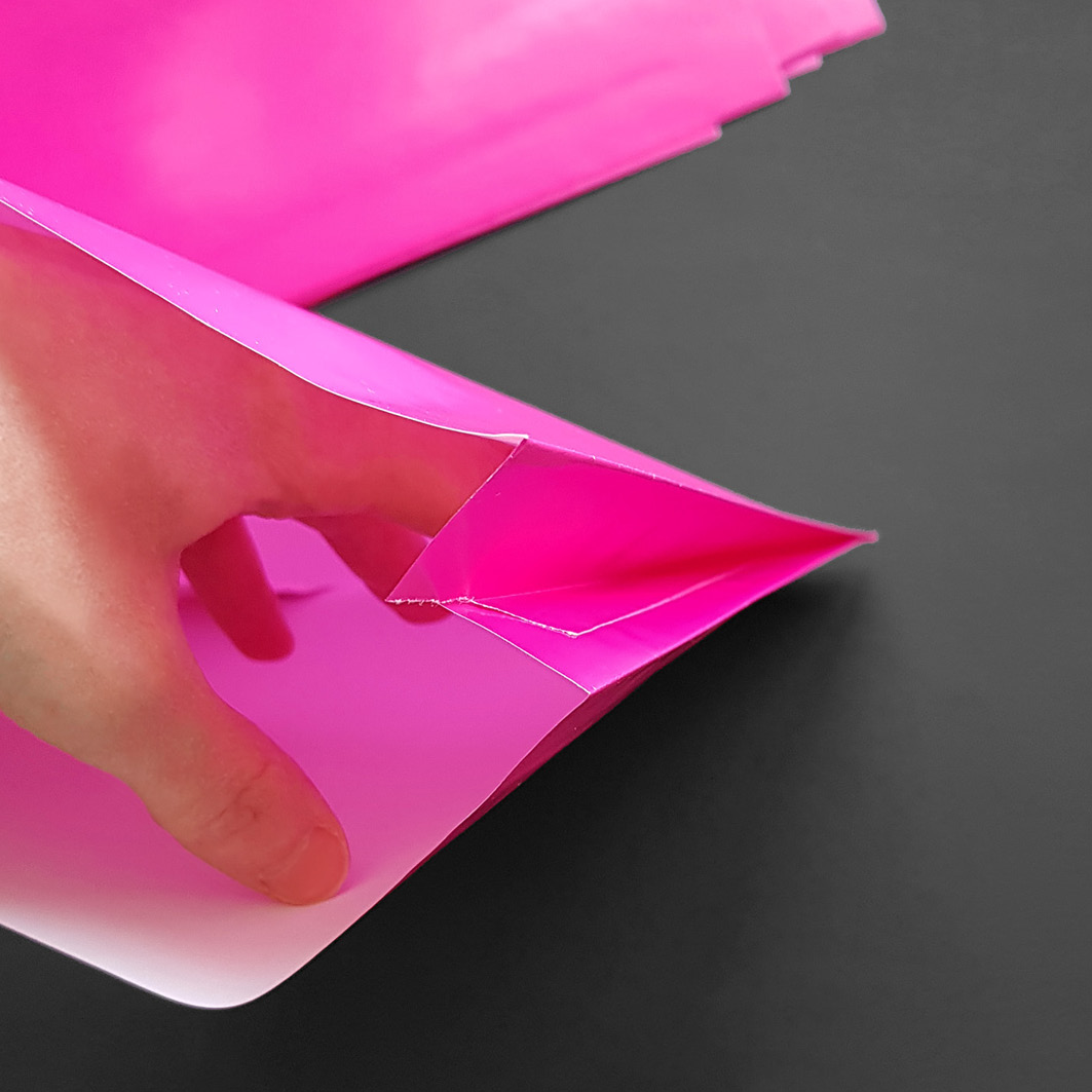 Geschenktüten "Bright Pink" Flatbags für Geschenkverpackung im 5er Set – Bild 4