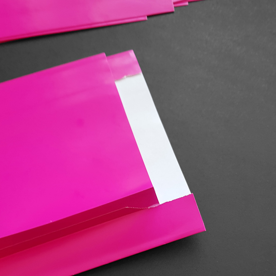 Geschenktüten "Bright Pink" Flatbags für Geschenkverpackung im 5er Set – Bild 3