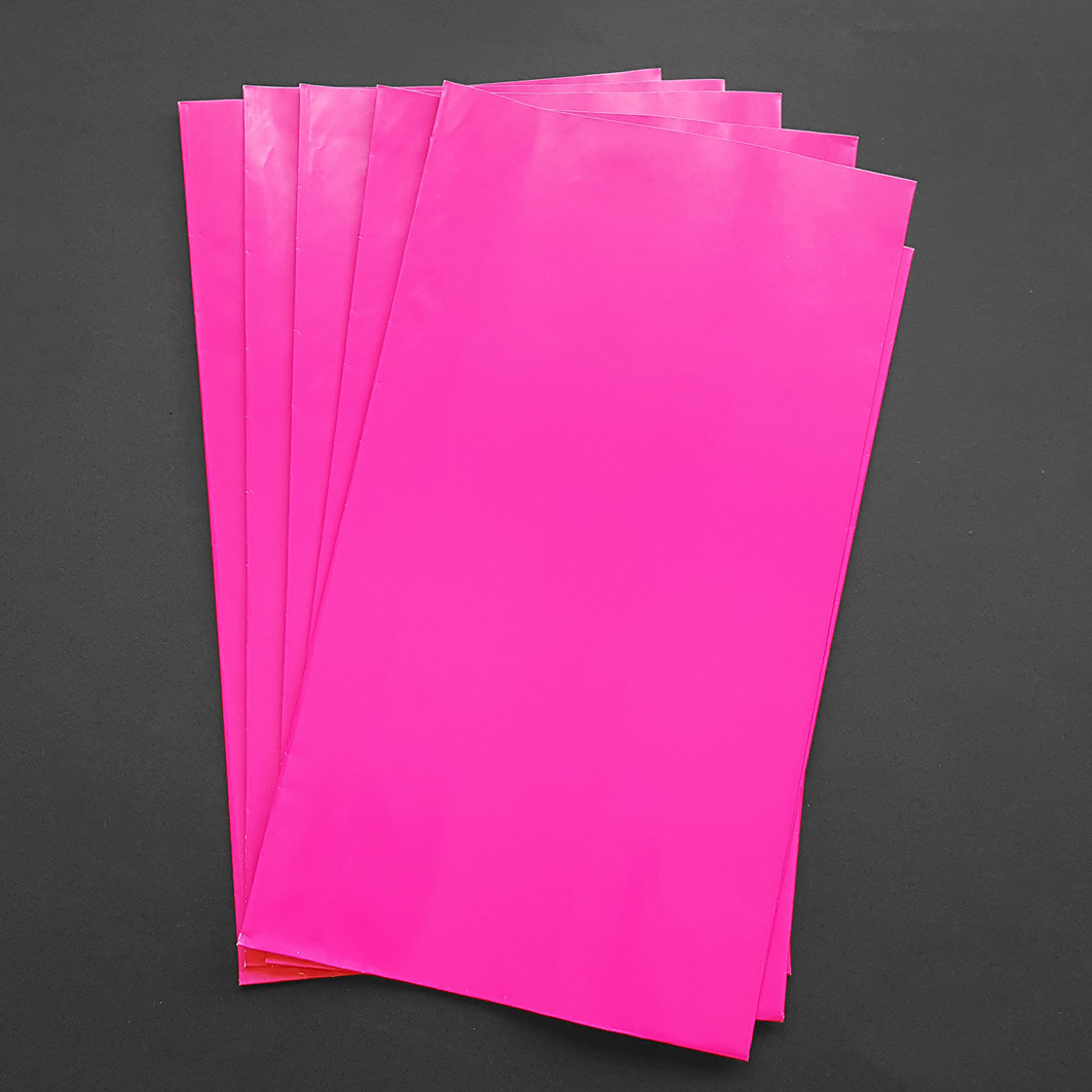 Geschenktüten "Bright Pink" Flatbags für Geschenkverpackung im 5er Set – Bild 2