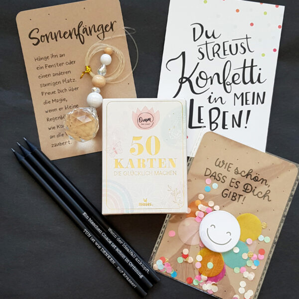 Konfetti Geschenk Box – Für die Menschen, die Konfetti in unser Leben streuen – Bild 4